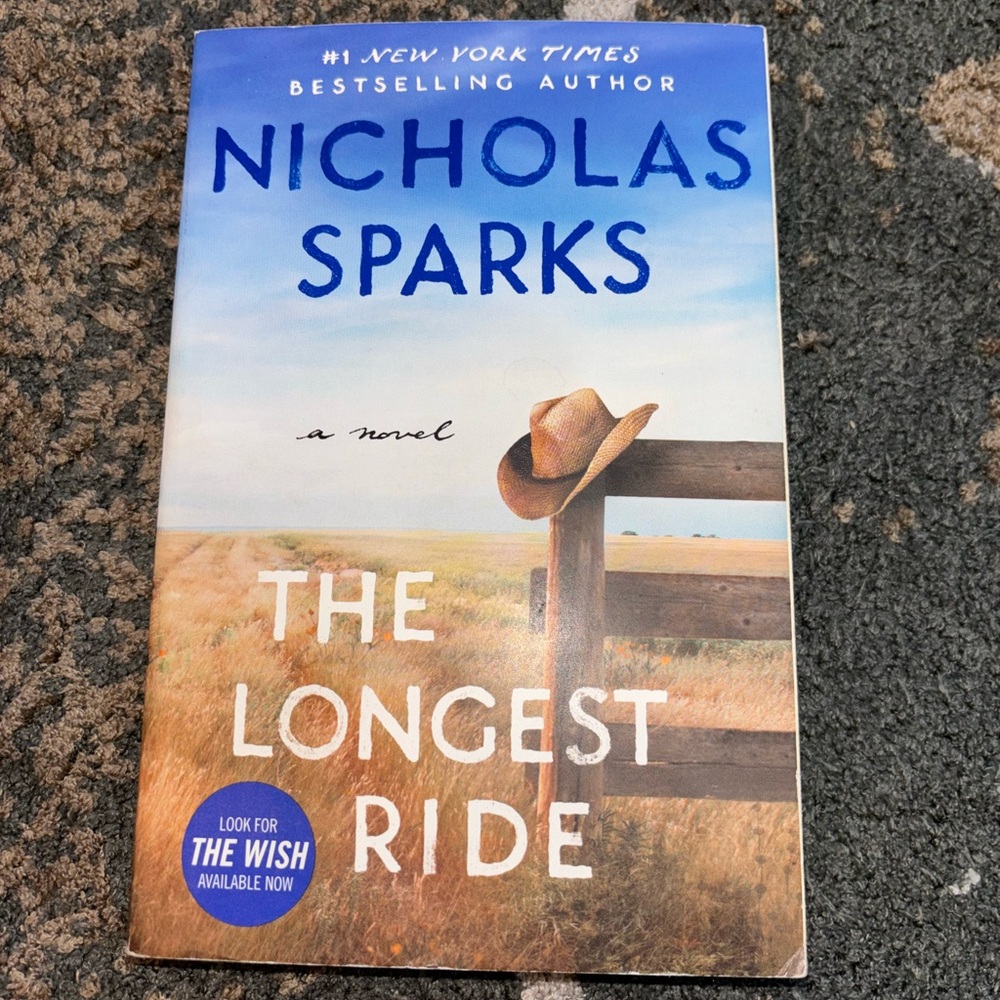 Nicholas Sparks "The Longest Ride" Paperback